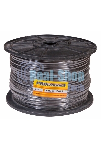 Кабель КВК-П-2 +2x0,50 мм² (Cu/Cu) черный (бухта 200 м) PROconnect