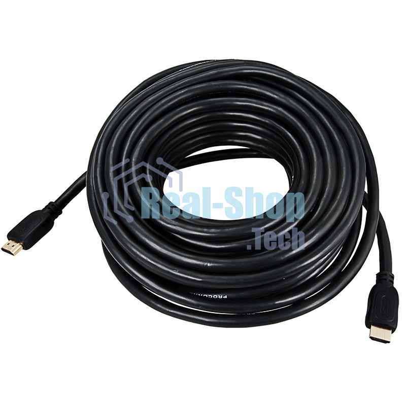 Кабель PROconnect (17-6210-6) Шнур HDMI - HDMI gold 20М с фильтрами (PE bag)