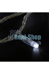 Гирлянда Neon-night Нить 10м, с эффектом мерцания, прозрачный ПВХ, 24В, белый