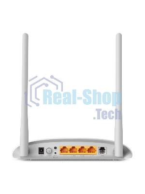 Сетевое оборудование TP-Link SOHO TD-W8961N(RU) 300 Мбит/с, 2T2R, ADSL2/ADSL+, Annex A, 4 порта 100 Мбит/с