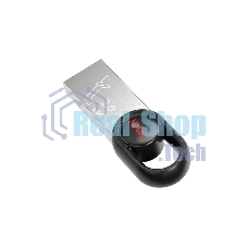 Флешка USB Netac UM2 (NT03UM2N-032G-20BK), 32Gb, USB 2.0, R/W 100/40, серебристый/черный