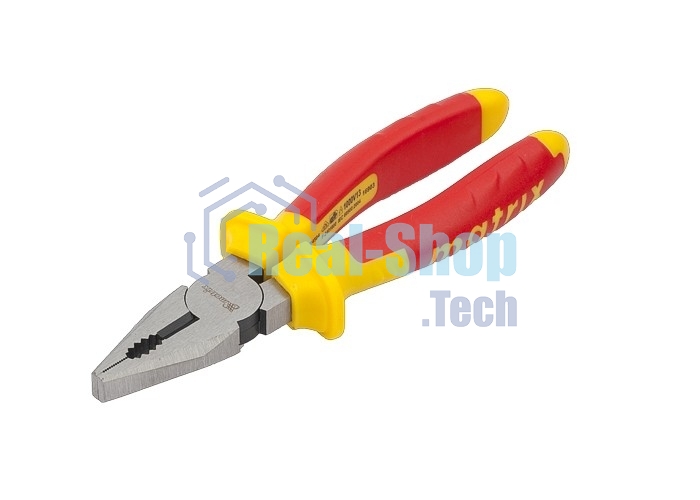 Плоскогубцы комбинированные Matrix, Insulated, 180мм, двухкомпонентные рукоятки PROFESSIONAL