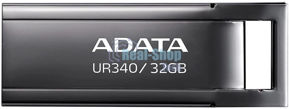 Флешка USB ADATA UR340 (AROY-UR340-32GbK), 32Gb, USB 3.2, R/W 100/30, черный