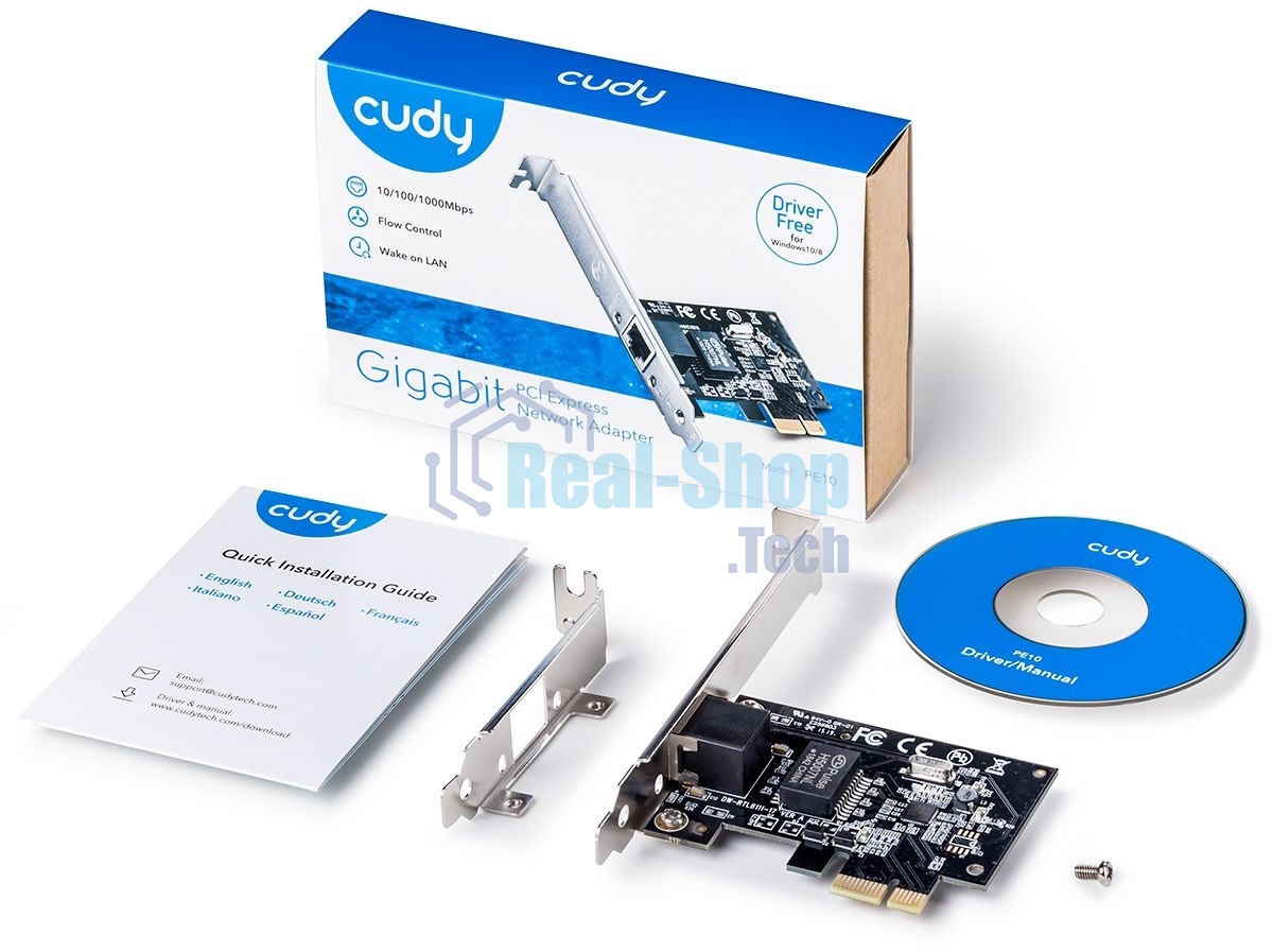 Сетевой адаптер CUDY PCI Express Cudy PE10 PCI Express