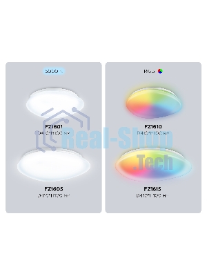 Потолочный светодиодный светильник Ambrella light FZ1601 FR матовый IP20 40W 5000K 410*100 (Без ПДУ)