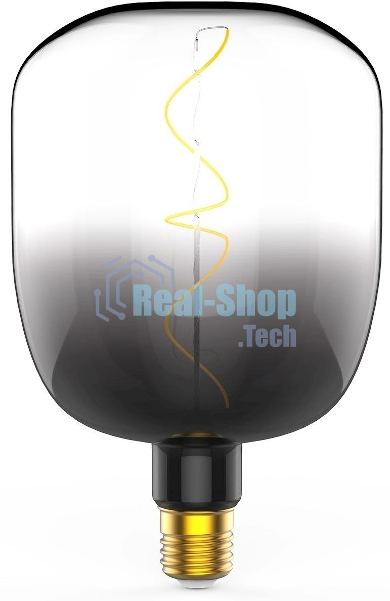 Лампа светодиодная Gauss Filament V140 5W 200lm 1800К Е27 black-clear flexible LED