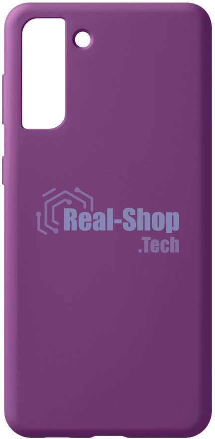 Чехол (клип-кейс) Deppa для Samsung Galaxy S21+ Liquid Silicone Pro фиолетовый (870024)