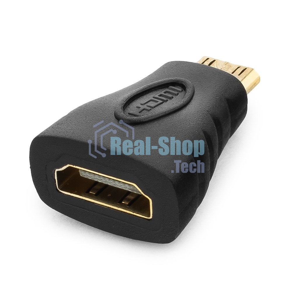 Переходник Gembird Переходник HDMI-miniHDMI 19F/19M, золотые разъемы, пакет