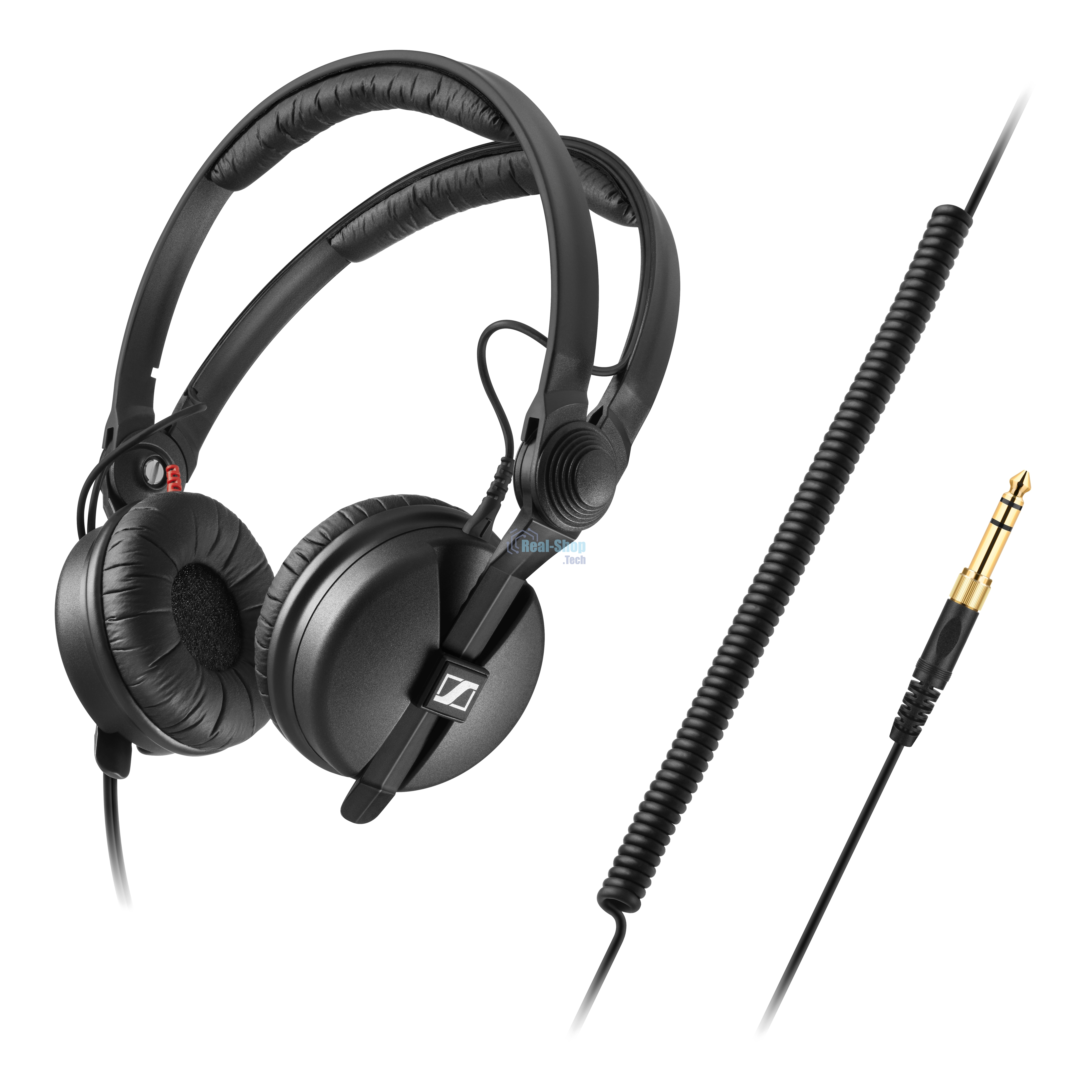 Проводные наушники Sennheiser HD 25 PLUS черный, накладные, Jack 3.5 мм
