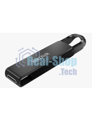 Флешка USB Sandisk CZ460 Ultra (SDCZ460-128G-G46), 128Gb, USB Type-C, R/W 150/30, черный