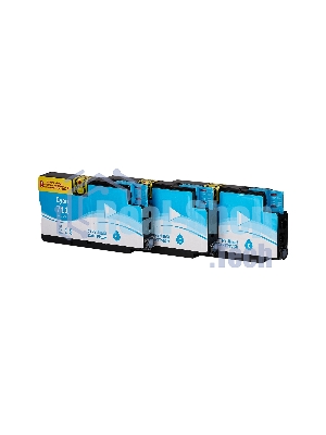 Набор струйных картриджей Sakura CZ134A (№711 Cyan 3-pack) для HP, голубой, 26 мл.