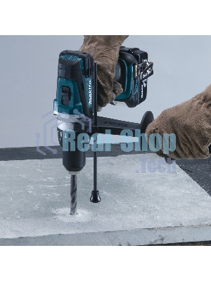 Дрель-шуруповерт Makita DHP458Z, 18 В, 0 Ач, 91 Нм, щеточный, ударный