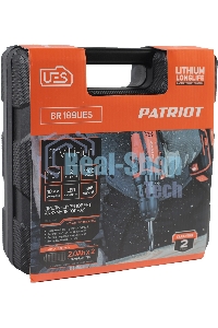 Дрель-шуруповерт аккумуляторная Patriot BR 189UES, Аккумуляторная, 21В, 2 АКБ, Кейс