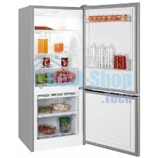 Холодильник Nordfrost NRB 121 S серый двухкамерный 170/70л морозилка снизу, капельная система