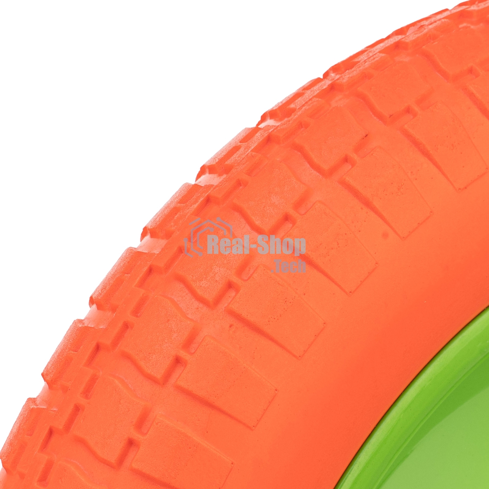 Колесо полиуретановое Сибртех 3.00-8, длина оси 90мм, подшипник 16мм