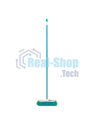 Щетка Home Palisad пластмассовая для подмет. пола с комбин. щетиной, 27 см, с черенком, 120 cм