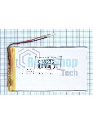 Аккумулятор Li-Pol (батарея) 3x70x120 мм 2pin 3.7V/4000mAh