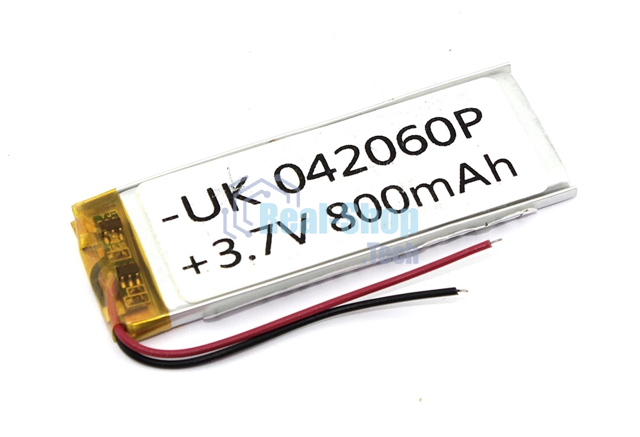 Аккумулятор Li-Pol (батарея) 4x20x60мм 2pin 3.7V/800mAh