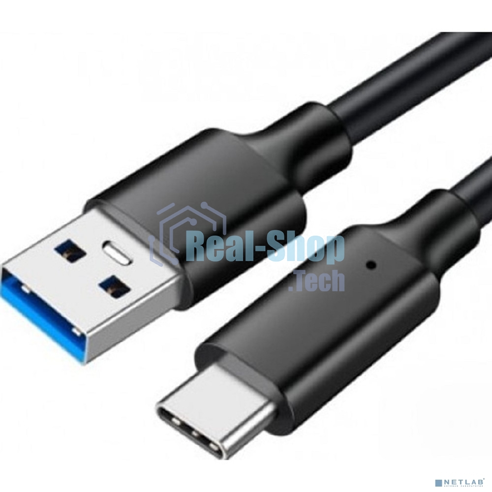 Кабель KS-is KS-845B-0.5 SuperSpeed+ 10Gbps USB-C(m) - USB-A(m) черный, 50см