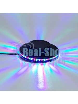 Диско-лампа Летающая тарелка 48 LED, черный корпус, 230В Neon-night