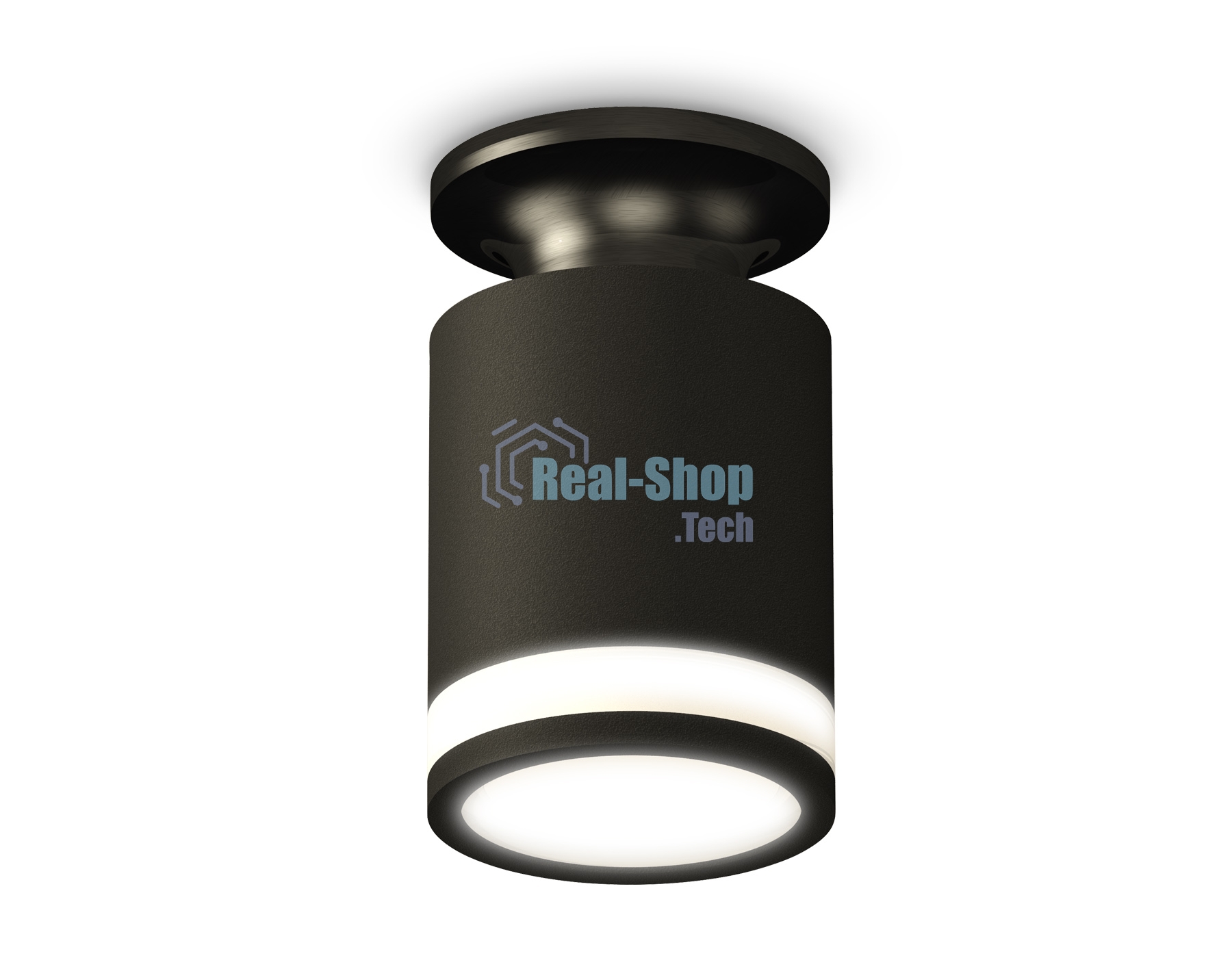 Светильник Ambrella Light XS6302113 SBK/PBK/FR черный песок/черный полированный/белый матовый MR16 GU5.3 (N6902, C6302, N6221)