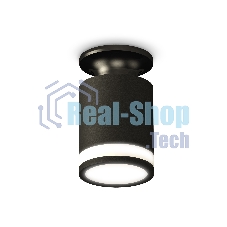 Светильник Ambrella Light XS6302113 SBK/PBK/FR черный песок/черный полированный/белый матовый MR16 GU5.3 (N6902, C6302, N6221)