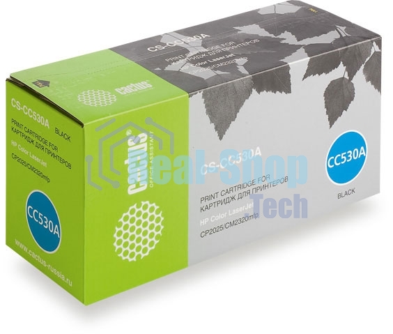 Картридж лазерный Cactus CS-CC530A черный (3500 стр.) для HP Color LaserJet CP2025/CM2320mfp