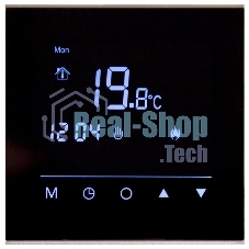 Терморегулятор сенсорный программируемый Rexant, R300B, черный