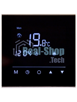 Терморегулятор сенсорный программируемый Rexant, R300B, черный