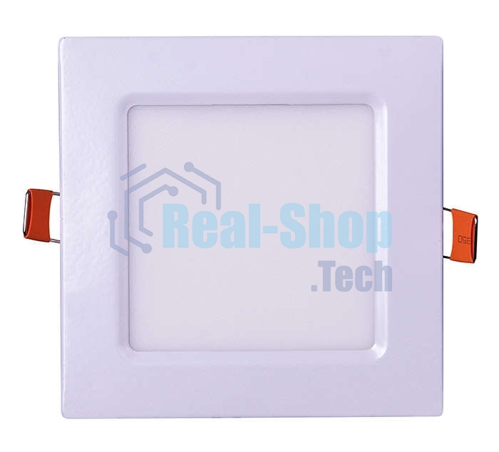 Светильник светодиодный ультратонкий встраив. PPL-S 6Вт 4000К IP40 WH 120мм квадрат Jazzway 5008229A