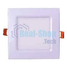 Светильник светодиодный ультратонкий встраив. PPL-S 6Вт 4000К IP40 WH 120мм квадрат Jazzway 5008229A