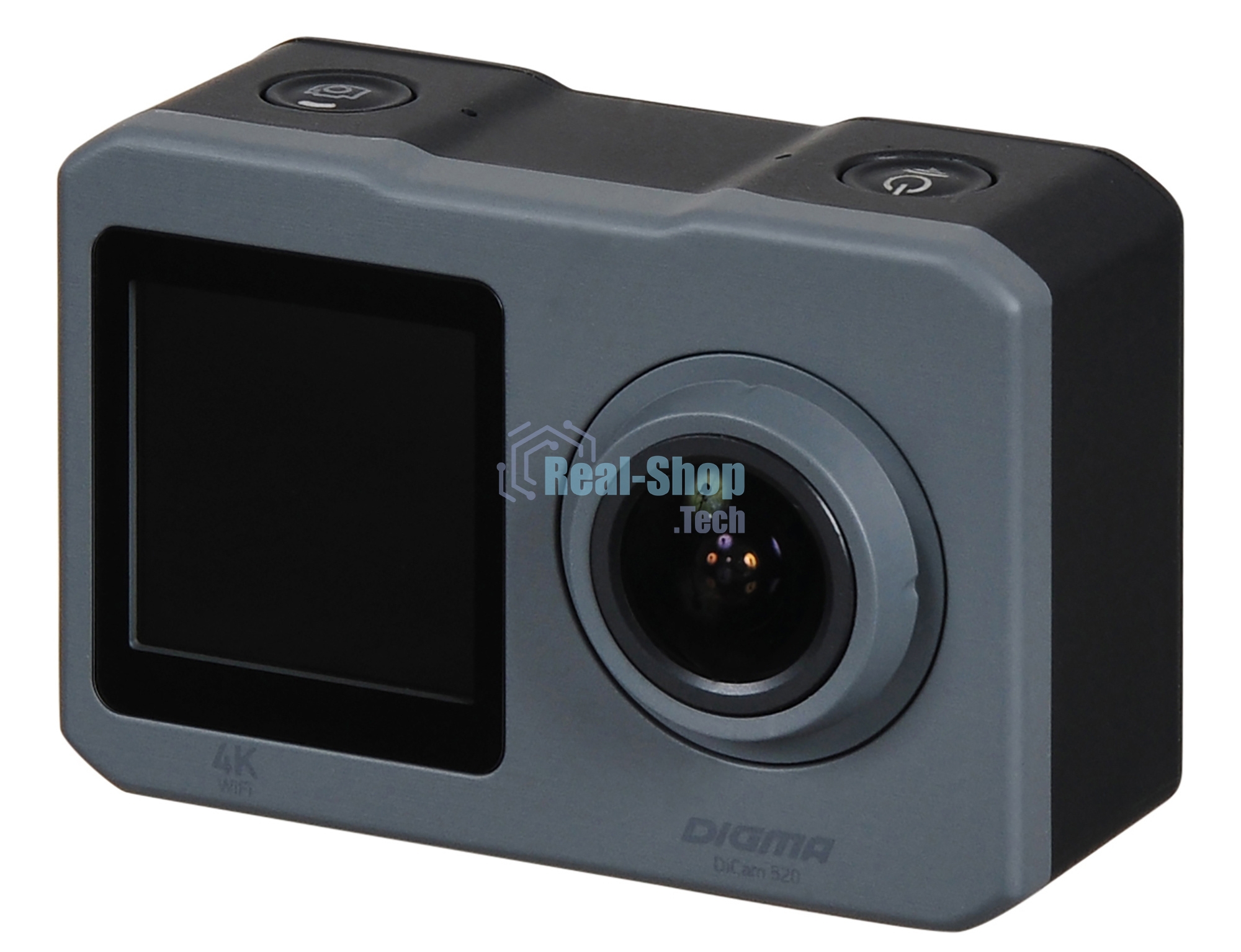 Экшн-камера Digma DiCam 520 серый