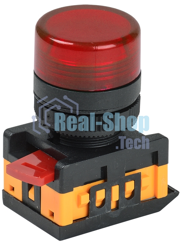 Арматура светосигнальная AL-22TE красн. цил. ИЭК BLS30-ALTE-K04