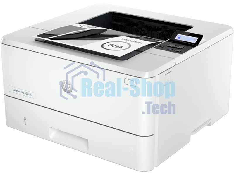 Принтер лазерный HP LaserJet Pro M4003dw (2Z610A), A4, ч/б, до 40 стр/мин., 1200 x 1200 dpi, USB, RJ-45, Wi-Fi, Air Print, Mopria