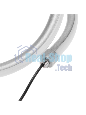 Светильник декоративный Rexant Spiral Uno, LED, 2Вт, 3000К, 5В, серебряный