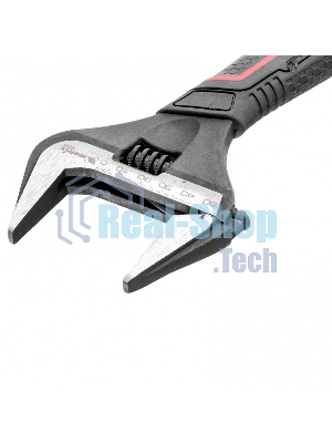 Ключ разводной Matrix, тонкие губки, фосфатированный, двухкомпонентная рукоятка, 200 мм, PRO