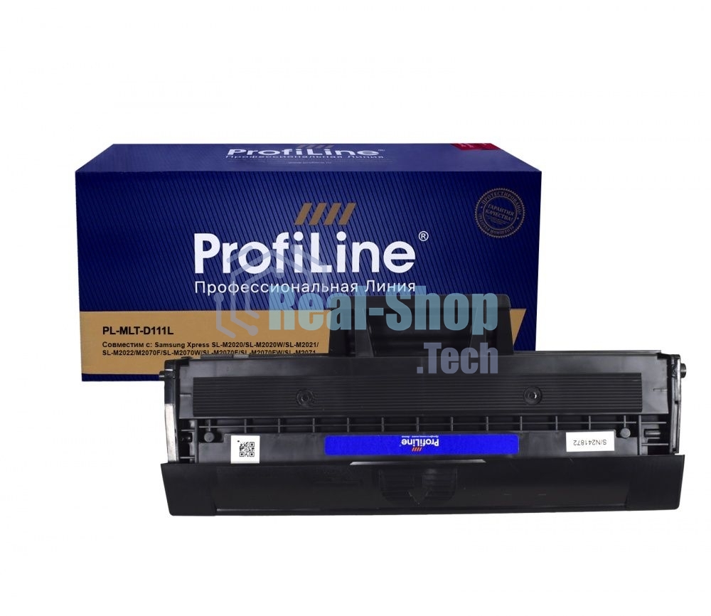 Картридж лазерный ProfiLine PL-MLT-D111L для принтеров Samsung Xpress SL-M2020/SL-M2020W/SL-M2021/SL-M2022/M2070F/SL-M2070W/SL-M2070F/SL-M2070FW/SL-M2071 (для аппаратов, выпущенных после 01.07.2017) 1800 копий