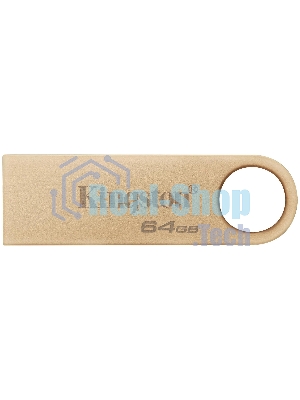 Флешка USB Kingston DataTraveler SE9 G3 (DTSE9G3/64Gb), 64Gb, USB 3.2 Gen 1, R/W 220/100, золотистый