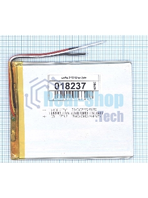 Аккумулятор Li-Pol (батарея) 3x75x95 мм 3pin 3.7V/3000mAh