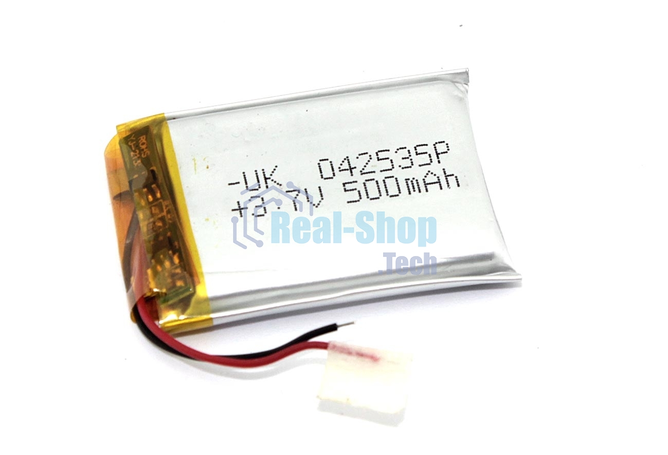 Аккумулятор Li-Pol (батарея) 4*25*35мм 2pin 3.7V/500mAh