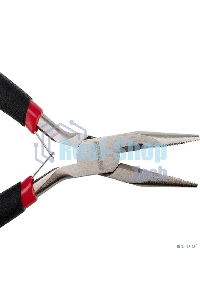 Тонкогубцы Rexant мини 120 мм никелированные, авторазжим, обливные рукоятки