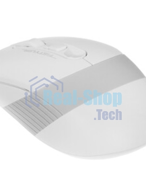 Мышь беспроводная A4Tech Fstyler FB10C белый/серый, 2000 dpi, радиоканал, Bluetooth, USB, кнопки - 4