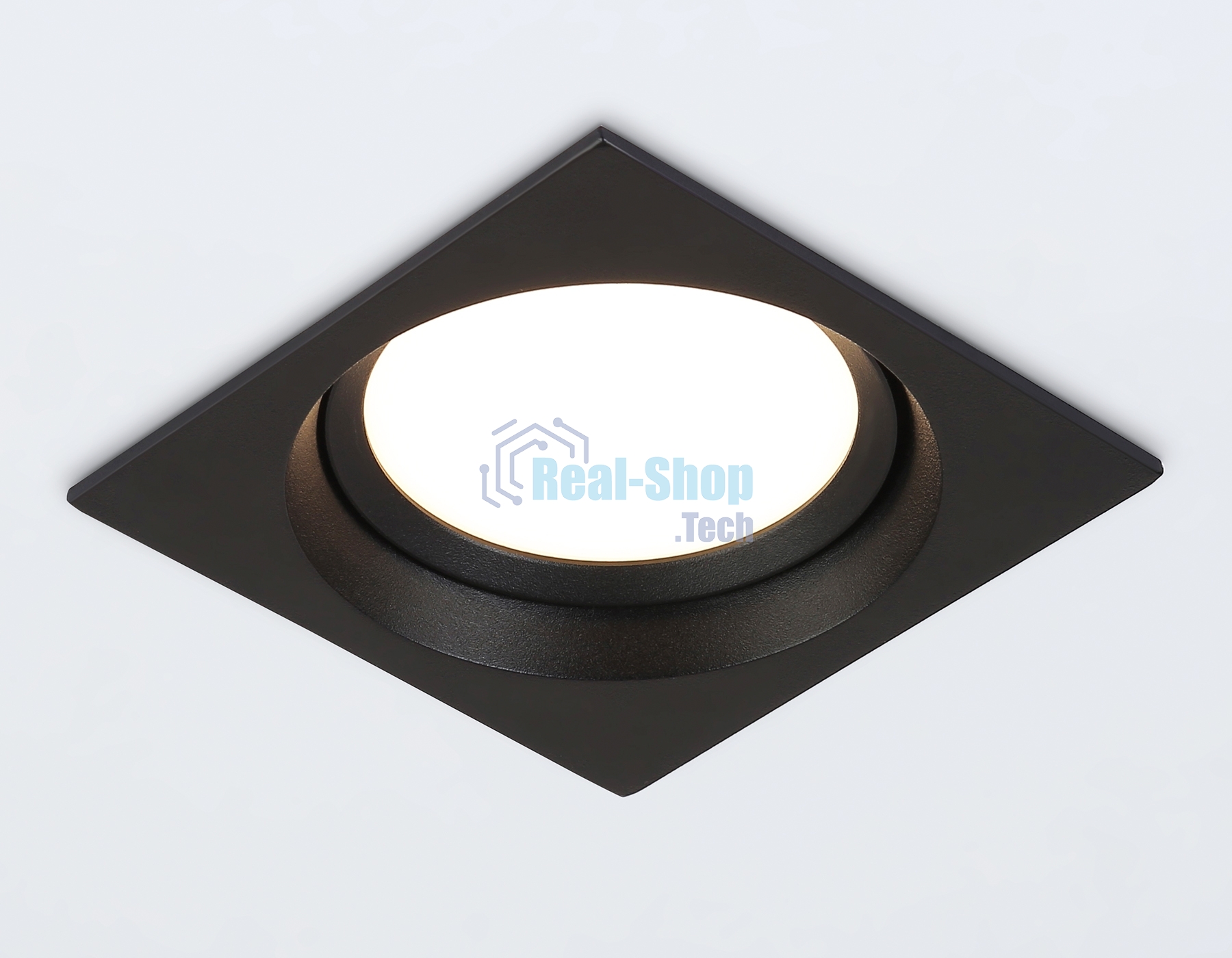 Светильник Ambrella light TN52233 BK черный IP20 GX53 110*110*44