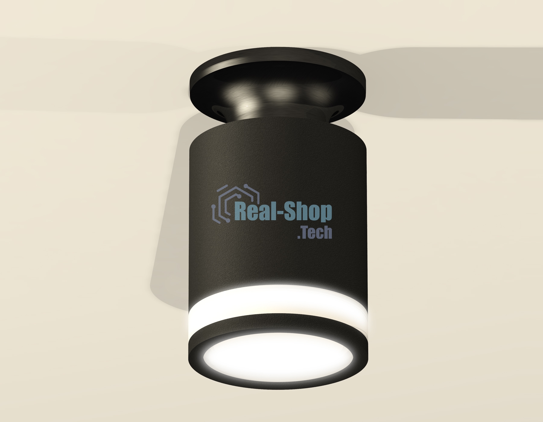Светильник Ambrella Light XS6302113 SBK/PBK/FR черный песок/черный полированный/белый матовый MR16 GU5.3 (N6902, C6302, N6221)