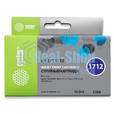Картридж струйный Cactus CS-EPT1712 17XL голубой (10 мл) для Epson Expression Home XP-33/103/203/207/303/306/403/406