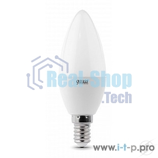 Лампа светодиодная LED Gauss 8Вт E14 220В 2700К Elementary свеча 33118