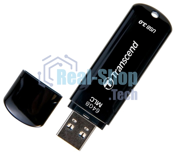 Флешка USB Transcend JetFlash 750 (TS32GJF750K), 32Gb, USB 3.0, R/W 130/30, черный