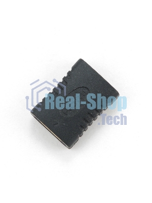 Переходник Gembird Переходник HDMI-HDMI 19F/19F, золотые разъемы, пакет