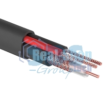 Кабель КВК-П-2 +2x0,50 мм² (Cu/CCA) (96) черный (бухта 200 м) PROconnect