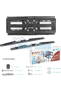 Кронштейн для ТВ ARM MEDIA COBRA-51 черный (max VESA 400x400 мм., настенный, наклонно-поворотный, max 35 кг)